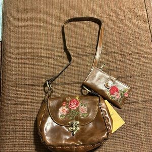 Patricia Nash Micaela Handbag with Matching Wallet